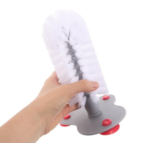TIDTALEO Turtle Shell Cleaning Brush with Suction Cup, Abs Material, Moderate Hardness for Effective Scrubbing, Turtle Tank Accessories for Aquatic Reptile Supplies and Small Cup Cleaning