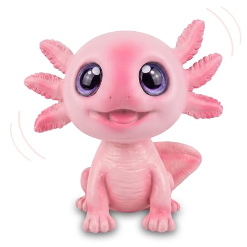 Axolotl Gifts for Girls, 6" Axolotl Figurine Bobblehead Cute Resin Desk Ornament for Home Office Garden Decor, Axolotl Gift for Women Men (Style-1)