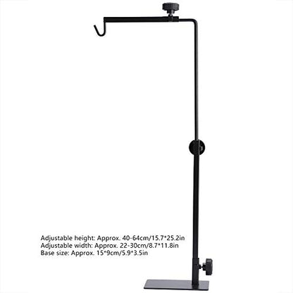 Tbest Tortoise Heat Lamp Holder for Puppies,Puppy Whelping Heat Lamp and Stand,Terrarium Heat Lamps Mats,Adjustable Landing Light Lamp Stand Bracket for Pet Reptiles Tortoise Spider