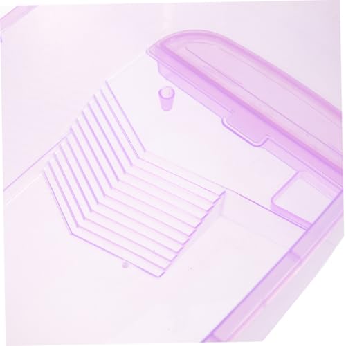HANABASS 4pcs Turtle Feeding Tank Platform Multi-Function Reptile Habitat for Turtles and Tortoises Plastic Design for Easy Cleaning and Environment