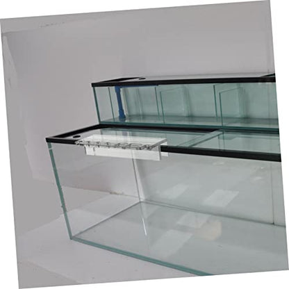 BESPORTBLE Aquarium Tool Holder Stand Slots Organizer Acrylic Easy Install Fish Tank Cleaning Tool Rack