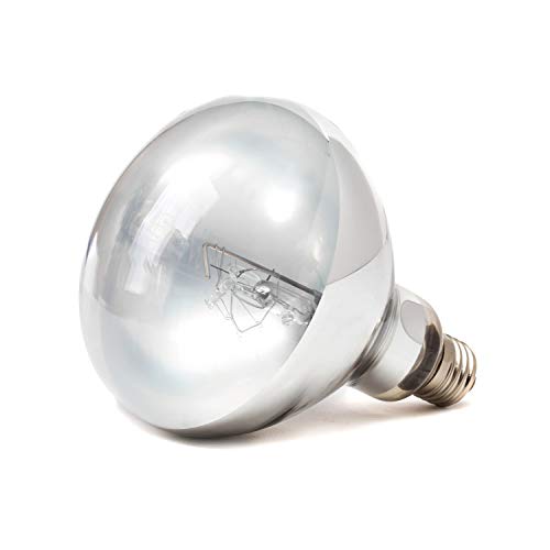 REPTI ZOO 125W Reptile Heat Lamp - Full Spectrum UVA UVB Sun Lamp - Self-Ballasted Vapor Basking Spot Lamp/Bulb/Light for Reptiles and Amphibians - style: 125W