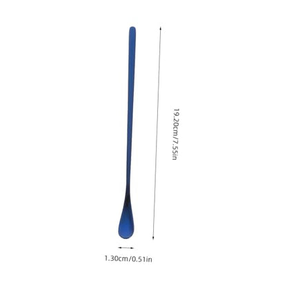 SUPVOX 2pcs Reptile Feeding Spoon Ergonomic Handle Pet Food Scoop for Lizards and Small Animals Safe Stainless Steel Convenient Design for Easy Feeding