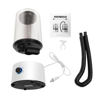 Reptile Humidifier 4L Large Pet Fogger, 3 Spray Levels & Adjustable Hose, Auto Shut-Off, 36dB Quiet, Anti-Dry Burn for Terrarium Geckos Snakes Turtles Frogs