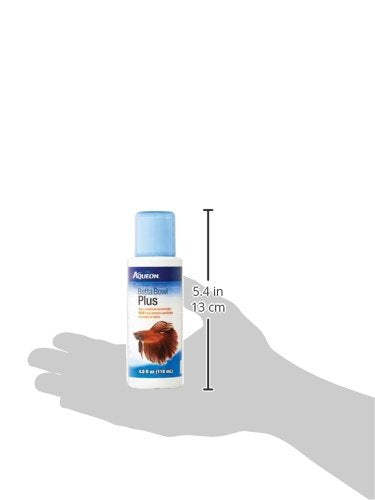 Aqueon Betta Bowl Plus Water Conditioner Neutralizes Chlorine and Ammonia for Betta Fish Tanks - 4 Ounces (Pack of 2) - size: Pack of 2