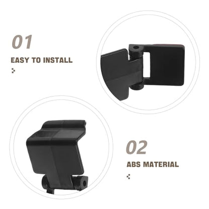 10pcs Rimless Aquarium Lid Clips: Reptile Tank Lock Clips - Plastic Terrarium Lid Clamps for Glass Snake Aquarium Enclosure Turtle Fish Tank Accessories
