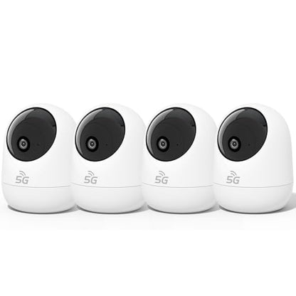 Rraycom 4Pack Indoor Wired Security Camera, Baby & Pet Monitor,2.5K Video | Motion Detection & Tracking, 24/7 Live View, Human/Motion/Sound Detection,2-Way Talk, Night Vision, Works/Alexa,SD/Cloud - size: 4Pack