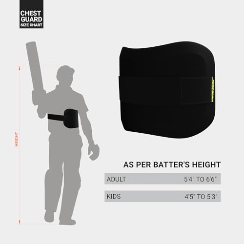 moonwalkr Cricket Chest Guard - color: Black