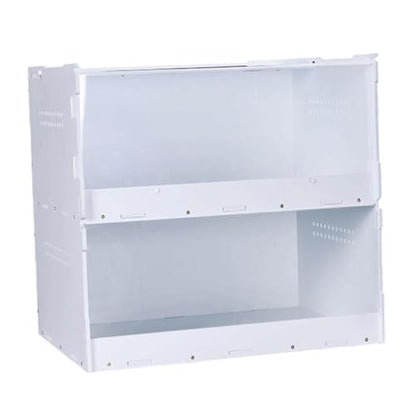 Reptile Feeding Box Reptile Terrarium Tank Starter Kit for Gecko Container, L - size: L