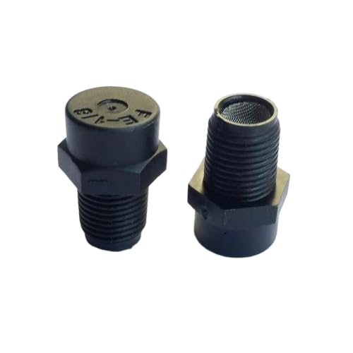 1/8" Male Thread Low Pressure Plastic PP Fog Atomizing Mist Nozzle Fogger Terrarium Anti-drip Device 80-90 Degree 20-40 Microns(6mm Connector 10pcs) - color: 6mm connector 10pcs