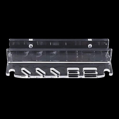 Vctitil Aquarium Plant Tools Holder Aquarium Tank Tool Acrylic Holder Grass Maintenance Tool Storage Rack for Tweezer Scraper Scissor Cleaning Tool