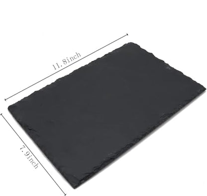 JIH Reptile Basking Platform Habitat Decor, 30x20cm 2pcs | Natural Rock, Food Bowl, Tortoise Feeding Dish - size: 30x20cm 2pcs