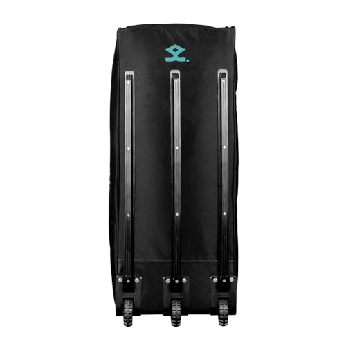 Shrey Meta 150 Wheelie Cricket Bag-Black, 150W20