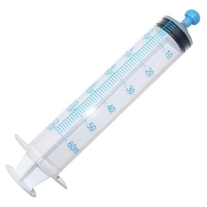 ONE-CARE 60ml Oral Syringe with Cap, Slip Tip Liquid Dispensers, 25/Box | Individually Wrapped, Food-Grade Plastic, Accurate Graduation for Precise Liquid Dosing, Oral Feed - Infants, Adults & Pets - size: 60ml
