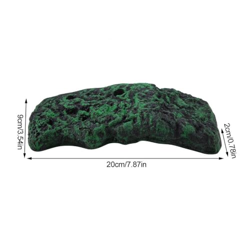 Automatic Turtles Basking Platform with Suction Cups Floating Dock for Semi Aquatic Reptiles, Amphibious Ramp for Tanks & Terrariums(S) - size: Small