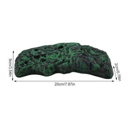 Automatic Turtles Basking Platform with Suction Cups Floating Dock for Semi Aquatic Reptiles, Amphibious Ramp for Tanks & Terrariums(S) - size: Small