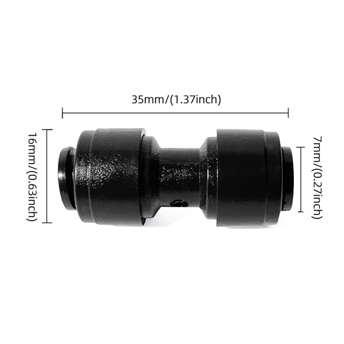 30 Pack Quick Connect 1/4" Drip Irrigation Coupling Connectors, Universal Straights Fitting for 1/4 Inch Irrigation Tubing, Leak Free Fittings for Sprinkler or Drip Irrigation System - size: 30PCS 1/4" Coupling Connectors