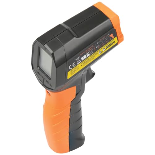 Klein Tools IR1KIT Infrared Thermometer and GFCI Receptacle Tester Kit, Non-Contact Digital Temperature Measurement and Electrical Tester - style: IR Thermometer w/GFCI Tester