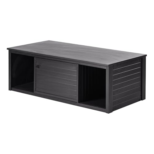 New Age Pet Lo‑Boy Versa Stand for Reptile Terrariums, Low-Profile ECOFLEX Cabinet for Stacked Large, 48" Mojave Reptile Habitats, Espresso Black - color: Black