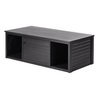 New Age Pet Lo‑Boy Versa Stand for Reptile Terrariums, Low-Profile ECOFLEX Cabinet for Stacked Large, 48" Mojave Reptile Habitats, Espresso Black - color: Black