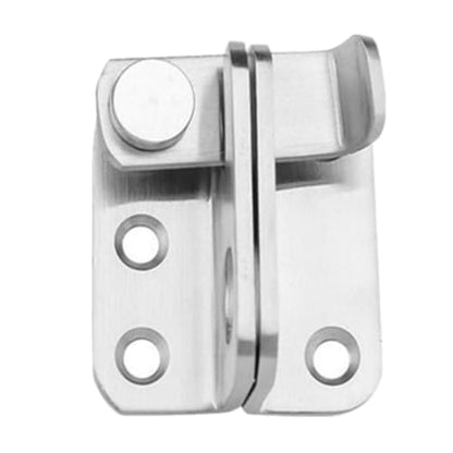 szhdxsy Flip Latches, Heavy Duty Latch Safety Door Lock,Stainless Steel Sturdy Padlockable Bolt Latch/Lock for Pet Gate,Cabinet Furniture, Wardrobe, Window（Left Open ） (1pcs Stainless Steel Brushed)
