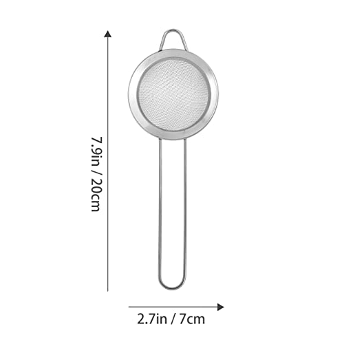 Abaodam 2pcs Stainless Steel Reptile Sand Shovel Fine Mesh Substrate Scoop for Cleaning Tortoise Lizard Litter Edges for Reptile Care