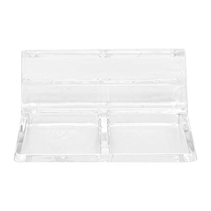 TOPINCN 20Pcs Aquarium Glass Cover Clip, Acrylic Holder, Support Clamp, Accessory, Aquarium Fish (10mm) - size: 10mm