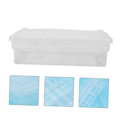 Plastic Reptile Incubation Box Cell Hatching Container for Lizard Eggs Durable Two Design Lightweight Compact for Easy Reptile Breeding Experience