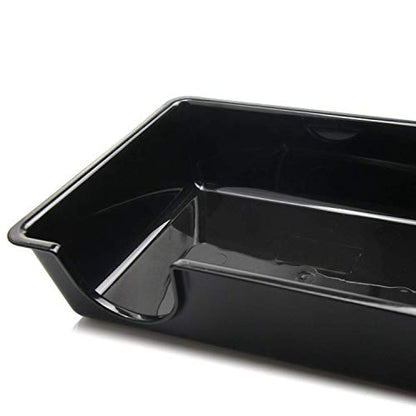 Reptile Hideout Box Small Animal Hide Cave for Snakes Lizards Leopard Gecko Rodents Spiders (M) - size: M