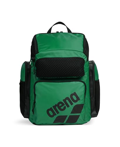 ARENA One Go Swim Backpack Travel Large Size Athletes Sports Equipment Bag 45 Liters - color: Green