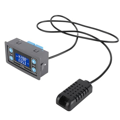 Zerodis Other Farming Supplies Humidity Controller Thermostat Hygrometer with High Accuracy Sensor for Incubation Greenhouse Breeding Digital LCD Temperature