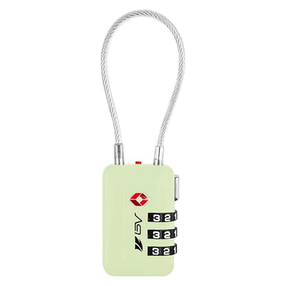 TSA Accepted Luggage Travel Lock, Set-Your-Own Combination Lock for School Gym Locker, Luggage Suitcase Baggage Locks, Filing Cabinets, Toolbox, Case (Mint Green, 1 Pack) - color: Mint Green 1-Pack