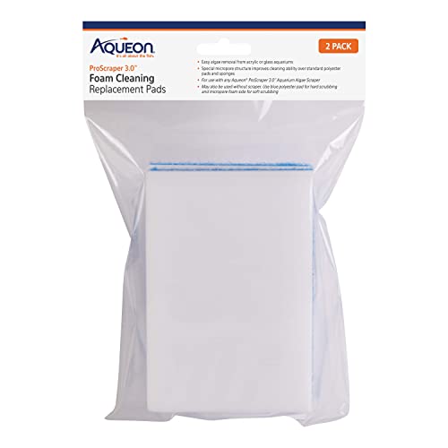 Aqueon ProScraper 3.0™ Foam Cleaning Pads, 2 Pack - size: One Size, style: Foam Cleaning Pads