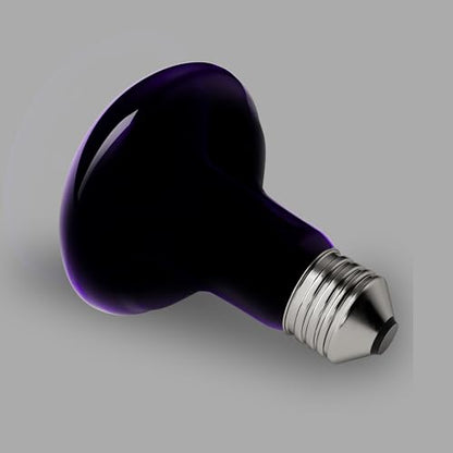 60W Reptile Night Light Bulb, Upgraded Moonlight UVA Heat Lamp | Simulates Natural Moonlight, Supports Nighttime Activity & Natural Behaviors for Bearded Dragons, Lizards, Snakes, Amphibians
