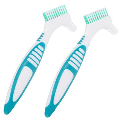 MERRYHAPY 2pcs Reptile Terrarium Shower Cleaning Brush Double-Sided Turtle Shell Cleaning Brush Portable Turtle Supplies for Tank - color: Multi