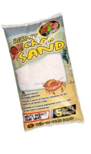 Zoo Med White Hermit Crab Sand 5 lbs - Pack of 2 (2 Items) | (2 items)
