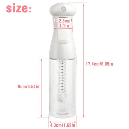 Continuous Travel Spray Bottle,Hair Small Spray Bottl e,Plants Water Spray Mist Bottle,Ultra-Fine Spray Bottle for Hair,Skincare, Plant Care, Pet Grooming, Cleaning(100 ML White)-Christmas - color: White-1 Pc, size: 3.4 Ounces