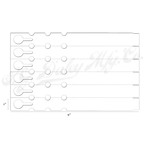 9" x 1" Mint - 250 Pcs - Plastic Plant Tags and Labels - Wrap Around Thermal Plastic - Nursery Garden Tree Labels | Made in The USA |
