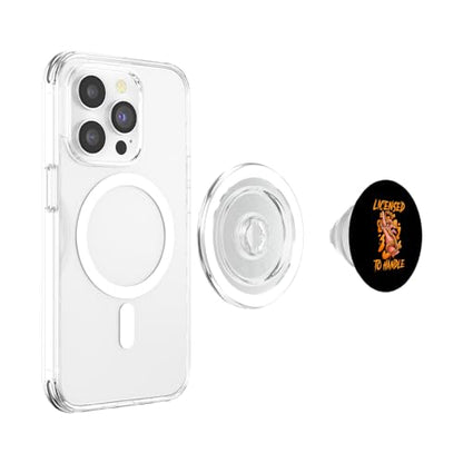 Snake Handling Gloves Reptile Herpetology Snake Handler PopSockets MagSafe PopGrip for iPhone - style: MagSafe
