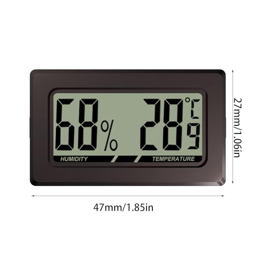 Practical Digital Hygrometer Thermometer for Vivariums and Incubators Environment with Accurate Measurements