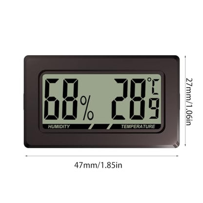 Practical Digital Hygrometer Thermometer for Vivariums and Incubators Environment with Accurate Measurements