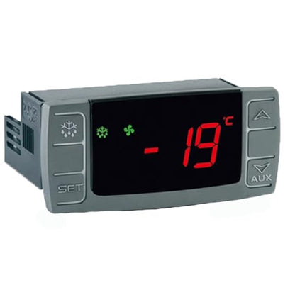 XR03CX-5DACFLS Digital Temperature Thermostat Controller,230V/50-60Hz Compressor Defrost with Probe for Home Commercial Refrigerators Cold Storage