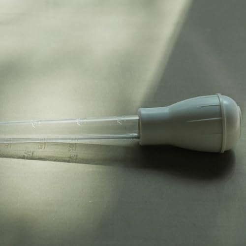 3pcs Aquarium Water Changer Dropper with Scale for Small Fish Tank Cleaning, Plastic Gravel Cleaning Tool for Fish Tank Water Changing and Debris Removal