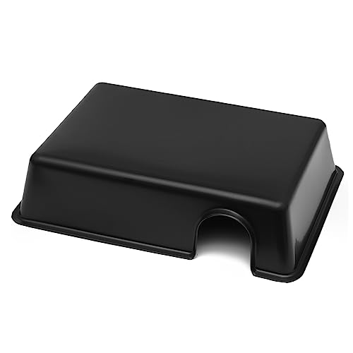 Jungle Bob - Rectangular Hide Box for Reptiles & Snakes - Durable Plastic - Creates A Dark Retreat to Reduce Pet Stress - Economical Reptile Hides for Terrariums - Large - 12.875" x 9" x 3" - size: Large, style: 1 Pack