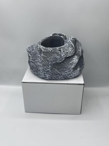 Rough Gray Aquarium Plant Holder - (Rough Gray) - color: Rough Gray