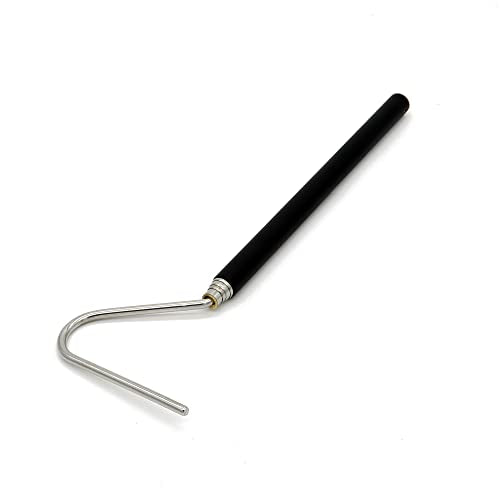 JIHAQUA Stainless Steel Extensible Snake Hook, 26 inch Reptile Hook | Retractable, Pick-up Handling Tool - size: 26 inch