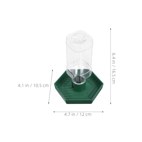 2pcs Automatic Reptile Water Dispenser - Small Corner Water Bowl for Tortoise Turtle Lizard & Snake - Drinking Fountain for Terrarium