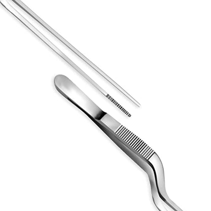 Hartman Alligator Forceps 3.5" - High Quality, Long Lasting, Professional ENT Tools, 5 Piece Set, Ear Loop Design