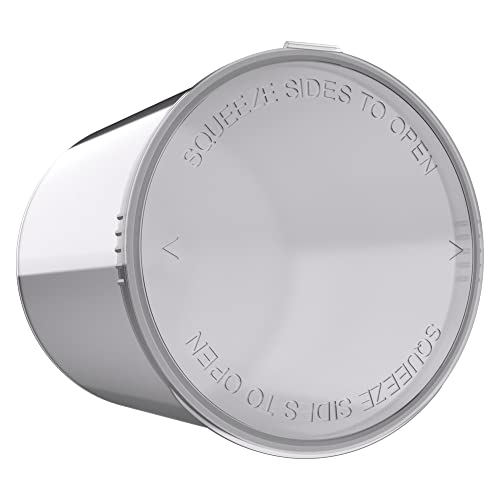 90 Dram CR Plastic Packaging Pop Top Containers - Child Resistant Travel Holder Vial Bottles - 60 qty (Smoke) - color: Smoke