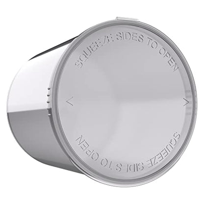 90 Dram CR Plastic Packaging Pop Top Containers - Child Resistant Travel Holder Vial Bottles - 60 qty (Smoke) - color: Smoke